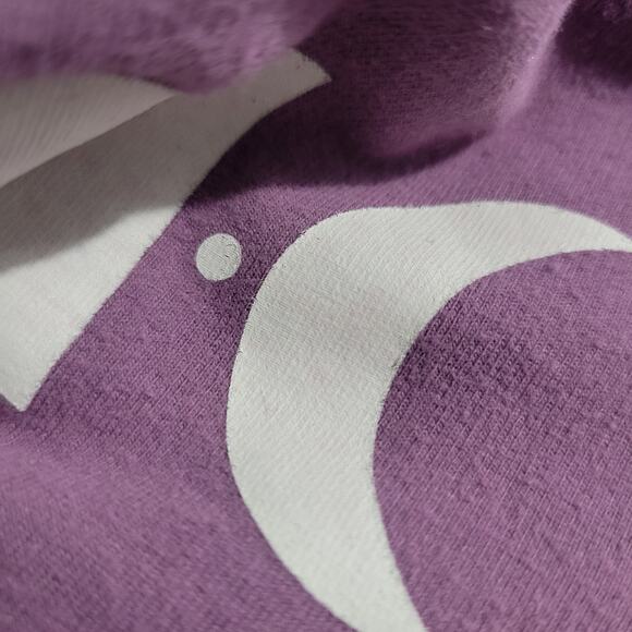 Wildfox Moon Phases Sweatshirt Purple White Graphic Celestial Crewneck Medium - Picture 9 of 13